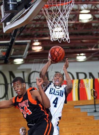 Thumbnail 2 in Alief Elsik vs. La Porte (McDonald's Texas Invitational) photogallery.