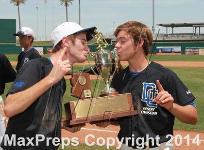 Thumbnail 1 in Pusch Ridge Christian Academy vs. Desert Christian (AIA D4 Championship) photogallery.
