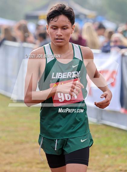Thumbnail 3 in CIF Central Section Cross Country Championships (Boys D5 Race) photogallery.