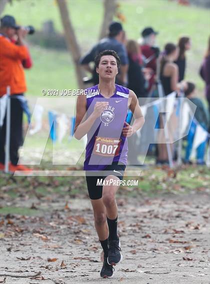 Thumbnail 3 in CIF Central Section Cross Country Championships (Boys D5 Race) photogallery.