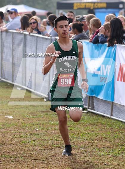 Thumbnail 2 in CIF Central Section Cross Country Championships (Boys D5 Race) photogallery.