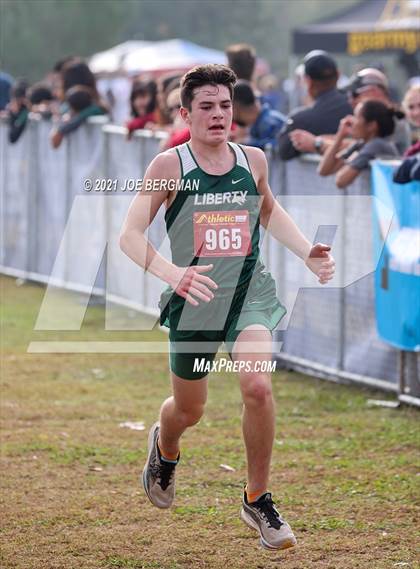 Thumbnail 1 in CIF Central Section Cross Country Championships (Boys D5 Race) photogallery.