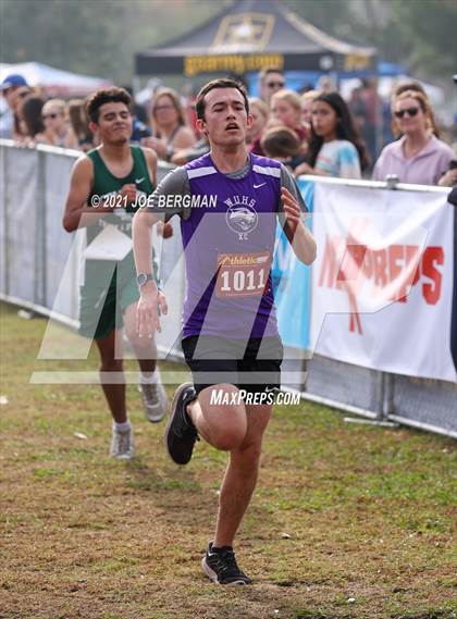Thumbnail 3 in CIF Central Section Cross Country Championships (Boys D5 Race) photogallery.