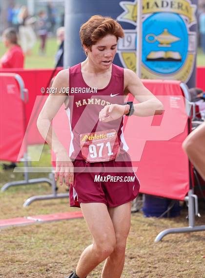 Thumbnail 2 in CIF Central Section Cross Country Championships (Boys D5 Race) photogallery.