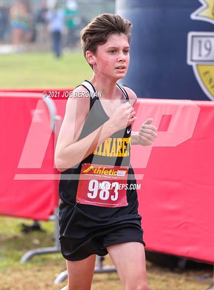 Thumbnail 2 in CIF Central Section Cross Country Championships (Boys D5 Race) photogallery.