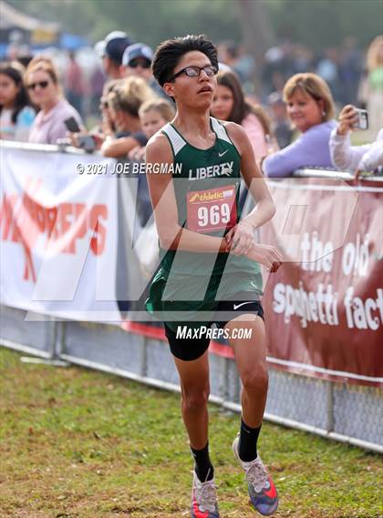 Thumbnail 1 in CIF Central Section Cross Country Championships (Boys D5 Race) photogallery.