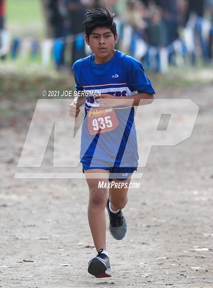 Thumbnail 2 in CIF Central Section Cross Country Championships (Boys D5 Race) photogallery.
