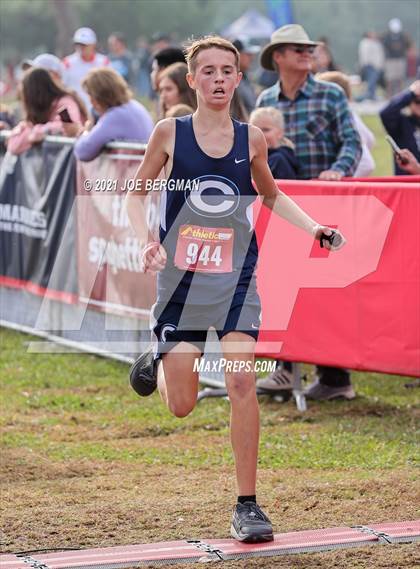 Thumbnail 3 in CIF Central Section Cross Country Championships (Boys D5 Race) photogallery.