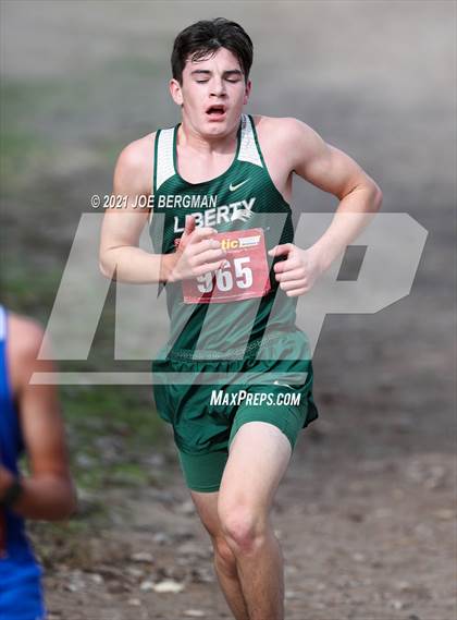 Thumbnail 3 in CIF Central Section Cross Country Championships (Boys D5 Race) photogallery.