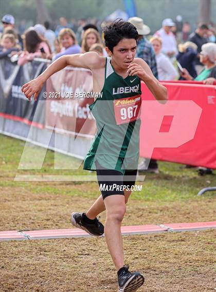 Thumbnail 2 in CIF Central Section Cross Country Championships (Boys D5 Race) photogallery.