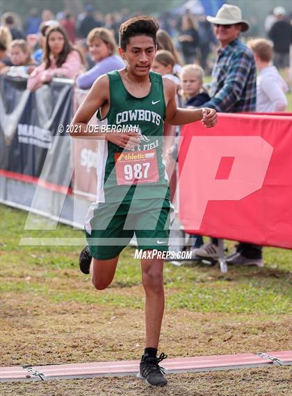 Thumbnail 2 in CIF Central Section Cross Country Championships (Boys D5 Race) photogallery.