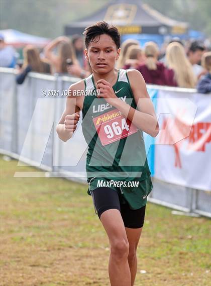 Thumbnail 2 in CIF Central Section Cross Country Championships (Boys D5 Race) photogallery.