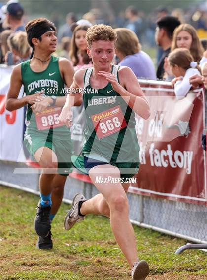 Thumbnail 3 in CIF Central Section Cross Country Championships (Boys D5 Race) photogallery.
