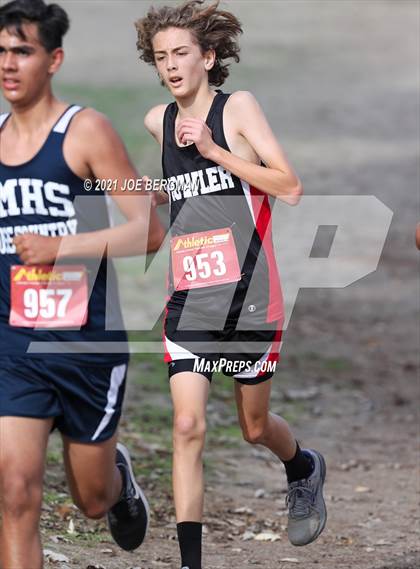 Thumbnail 2 in CIF Central Section Cross Country Championships (Boys D5 Race) photogallery.