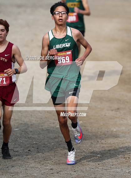 Thumbnail 3 in CIF Central Section Cross Country Championships (Boys D5 Race) photogallery.