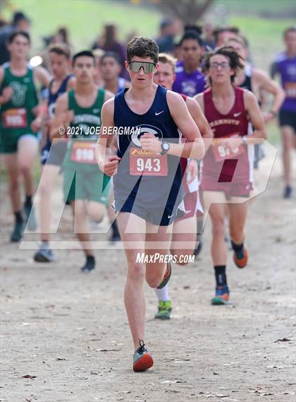 Thumbnail 2 in CIF Central Section Cross Country Championships (Boys D5 Race) photogallery.