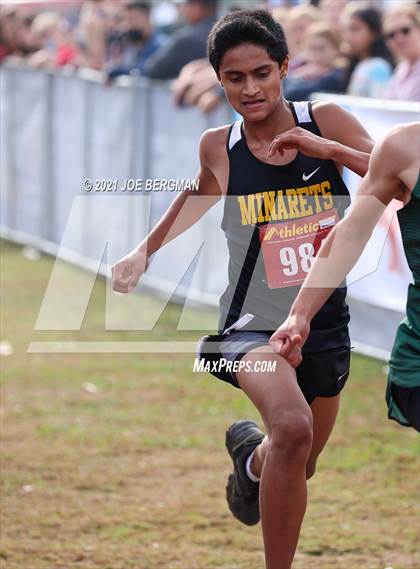 Thumbnail 1 in CIF Central Section Cross Country Championships (Boys D5 Race) photogallery.