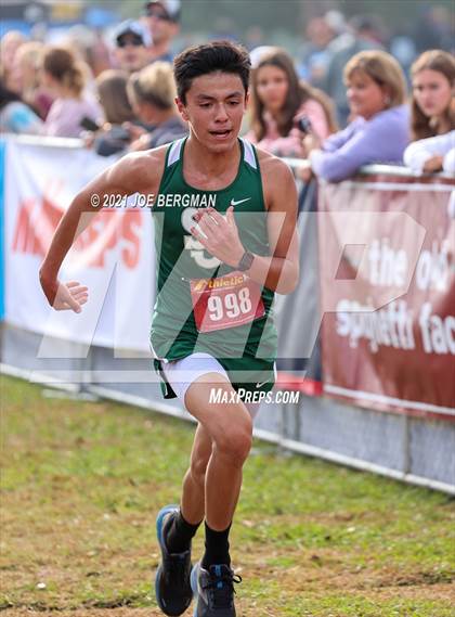 Thumbnail 1 in CIF Central Section Cross Country Championships (Boys D5 Race) photogallery.