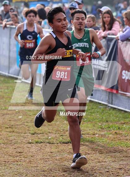 Thumbnail 2 in CIF Central Section Cross Country Championships (Boys D5 Race) photogallery.