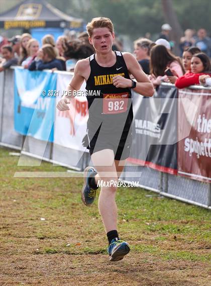 Thumbnail 2 in CIF Central Section Cross Country Championships (Boys D5 Race) photogallery.