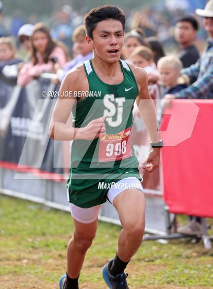 Thumbnail 2 in CIF Central Section Cross Country Championships (Boys D5 Race) photogallery.
