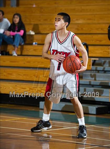 Thumbnail 1 in Troy vs Northwood (Santa Barbara Holiday Classic) photogallery.