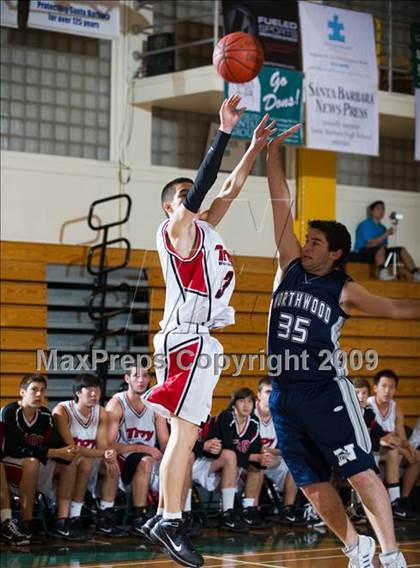 Thumbnail 1 in Troy vs Northwood (Santa Barbara Holiday Classic) photogallery.