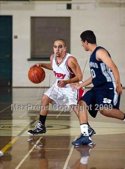 Thumbnail 3 in Troy vs Northwood (Santa Barbara Holiday Classic) photogallery.