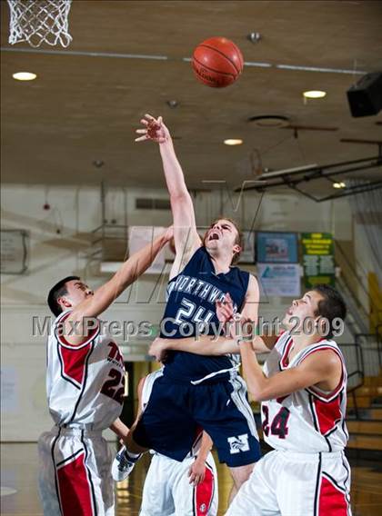 Thumbnail 2 in Troy vs Northwood (Santa Barbara Holiday Classic) photogallery.
