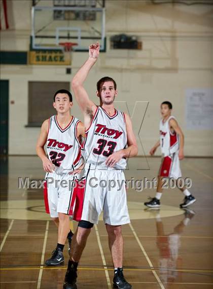Thumbnail 2 in Troy vs Northwood (Santa Barbara Holiday Classic) photogallery.