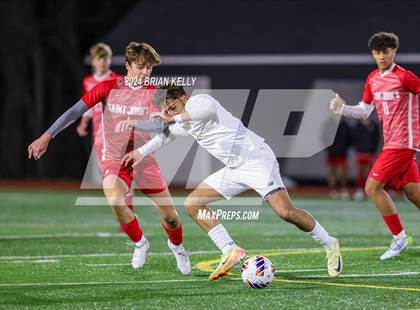 Thumbnail 3 in St. John's vs Newton North (MIAA Division 1 Final) photogallery.