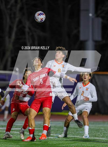 Thumbnail 2 in St. John's vs Newton North (MIAA Division 1 Final) photogallery.