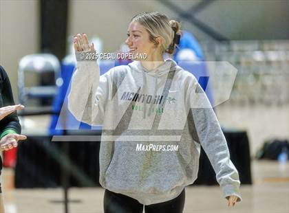 Thumbnail 2 in McIntosh vs. Woodward Academy (GHSA AAAAA State Volleyball Final) photogallery.