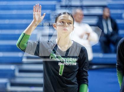 Thumbnail 3 in McIntosh vs. Woodward Academy (GHSA AAAAA State Volleyball Final) photogallery.