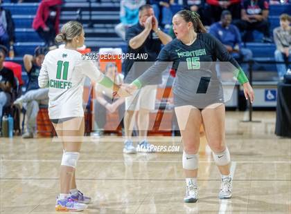 Thumbnail 1 in McIntosh vs. Woodward Academy (GHSA AAAAA State Volleyball Final) photogallery.