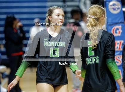 Thumbnail 3 in McIntosh vs. Woodward Academy (GHSA AAAAA State Volleyball Final) photogallery.