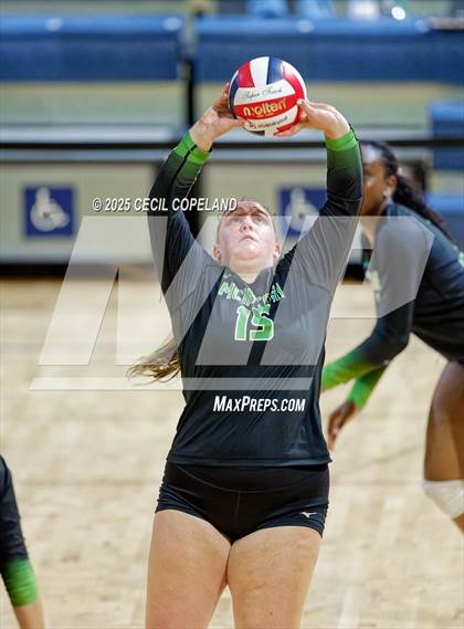 Thumbnail 3 in McIntosh vs. Woodward Academy (GHSA AAAAA State Volleyball Final) photogallery.