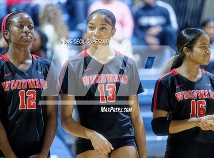 Thumbnail 1 in McIntosh vs. Woodward Academy (GHSA AAAAA State Volleyball Final) photogallery.