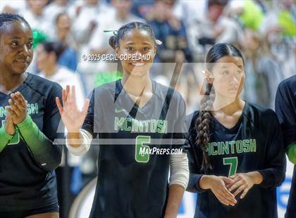Thumbnail 3 in McIntosh vs. Woodward Academy (GHSA AAAAA State Volleyball Final) photogallery.