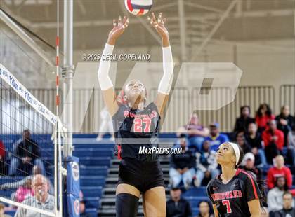 Thumbnail 3 in McIntosh vs. Woodward Academy (GHSA AAAAA State Volleyball Final) photogallery.
