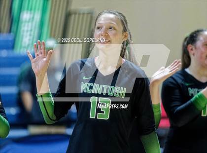 Thumbnail 1 in McIntosh vs. Woodward Academy (GHSA AAAAA State Volleyball Final) photogallery.