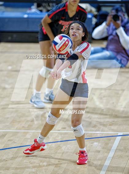 Thumbnail 1 in McIntosh vs. Woodward Academy (GHSA AAAAA State Volleyball Final) photogallery.