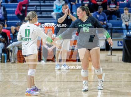 Thumbnail 3 in McIntosh vs. Woodward Academy (GHSA AAAAA State Volleyball Final) photogallery.
