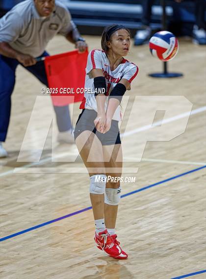 Thumbnail 2 in McIntosh vs. Woodward Academy (GHSA AAAAA State Volleyball Final) photogallery.