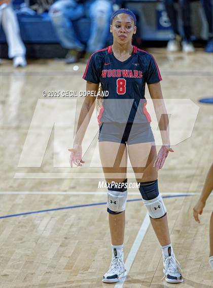 Thumbnail 3 in McIntosh vs. Woodward Academy (GHSA AAAAA State Volleyball Final) photogallery.