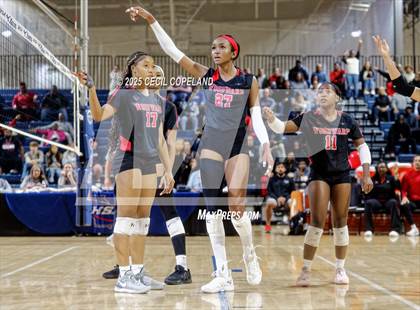 Thumbnail 2 in McIntosh vs. Woodward Academy (GHSA AAAAA State Volleyball Final) photogallery.