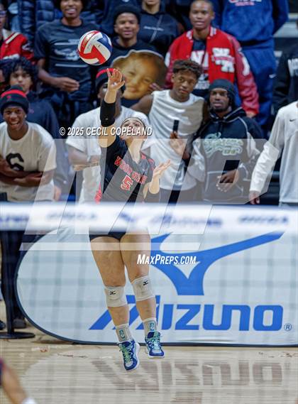 Thumbnail 1 in McIntosh vs. Woodward Academy (GHSA AAAAA State Volleyball Final) photogallery.