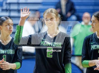 Thumbnail 1 in McIntosh vs. Woodward Academy (GHSA AAAAA State Volleyball Final) photogallery.