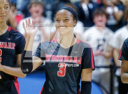 Thumbnail 1 in McIntosh vs. Woodward Academy (GHSA AAAAA State Volleyball Final) photogallery.