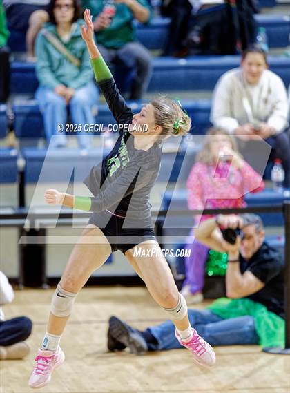 Thumbnail 1 in McIntosh vs. Woodward Academy (GHSA AAAAA State Volleyball Final) photogallery.